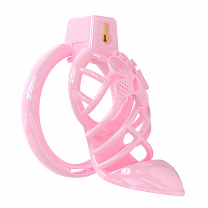 High Heel Keuschheitskäfig – Feminines Fetischschloss für Sissy Play 