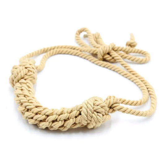 Shibari-Style Rope Gag – Natural Aesthetic Restraint