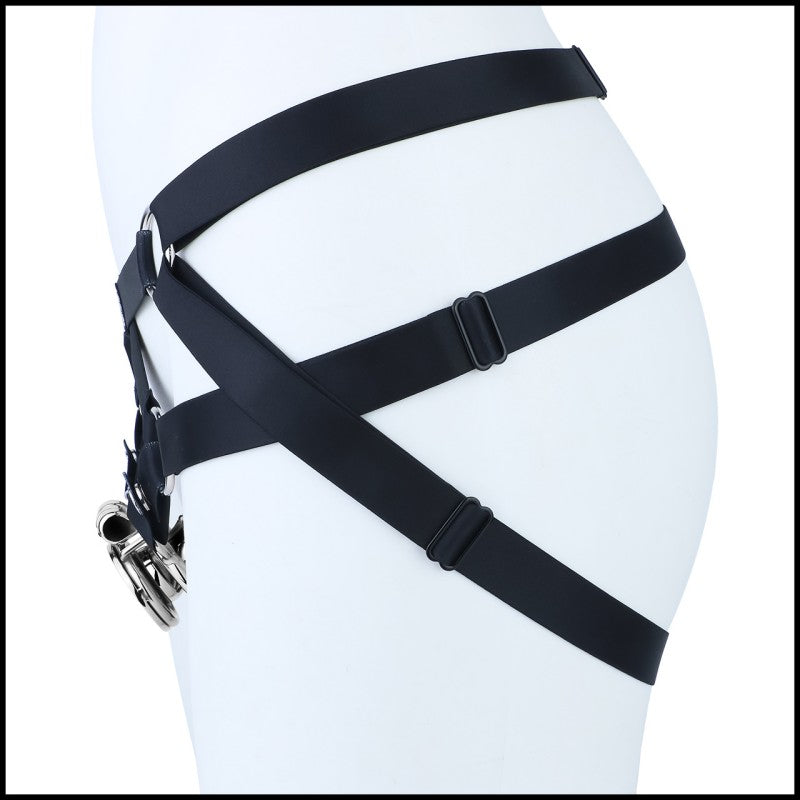 Stainless Steel Inverted Chastity Cage with Removable Insert