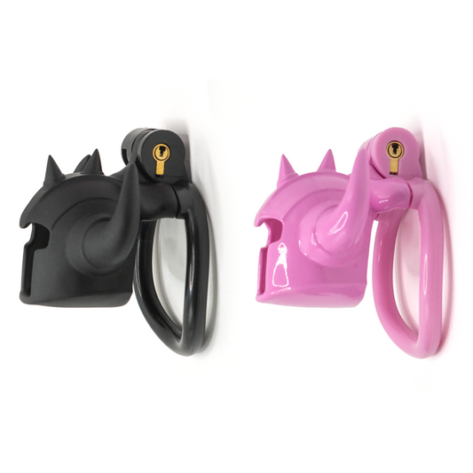Minotaur Guard Horned Bull Armor Resin Chastity Cage – Taurus-Inspired Lightweight, Durable Male Chastity Device