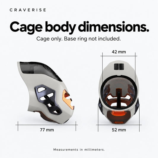App-Controlled Vibrating & E-Stim Chastity Cage