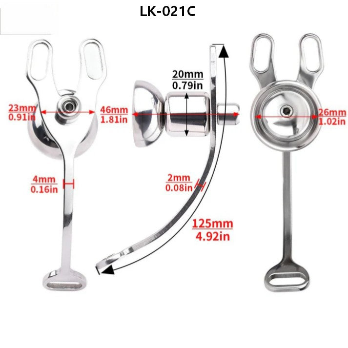 Feminizer Flying-V Stainless Steel Concealment System – LK-021 Series Inverted & Flat Modular Design