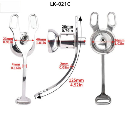 Feminizer Flying-V Stainless Steel Concealment System – LK-021 Series Inverted & Flat Modular Design