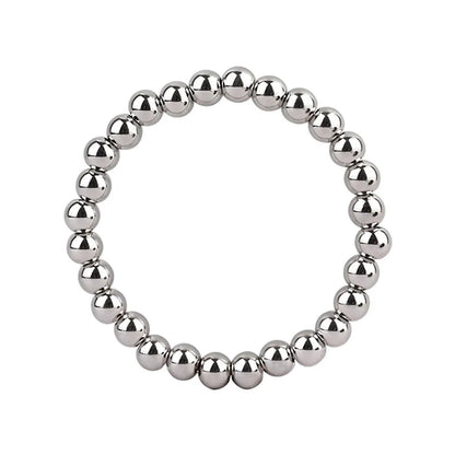 Metal Cock Ring with Multi Beads