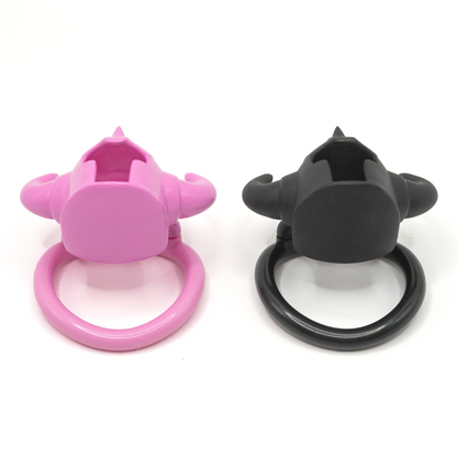 Minotaur Guard Horned Bull Armor Resin Chastity Cage – Taurus-Inspired Lightweight, Durable Male Chastity Device