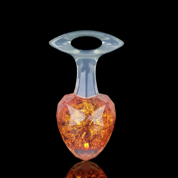 Tapones de mantequilla de cristal de diamante - 9 colores