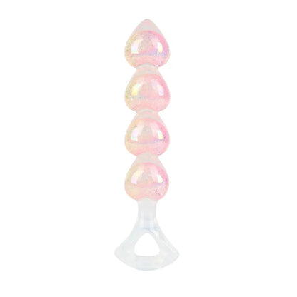 Four Hearts Crystal Butt Plug — Sparkling Anal Jewelry Plug in 3 Colors | Adult Sex Toy