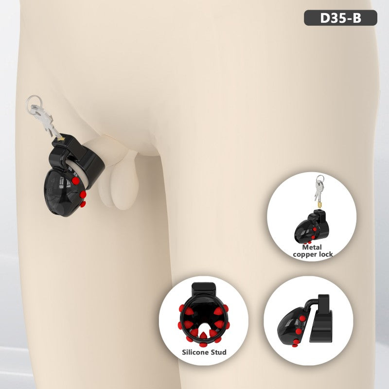 Ringless Head-Enclosing Chastity Lock