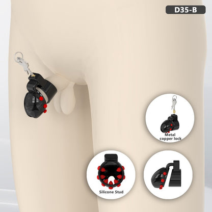 Ringless Head-Enclosing Chastity Lock