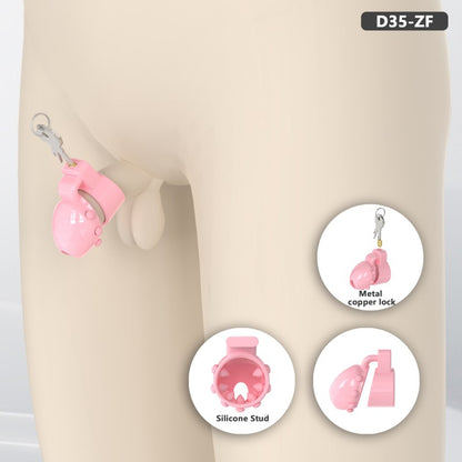 Ringless Head-Enclosing Chastity Lock