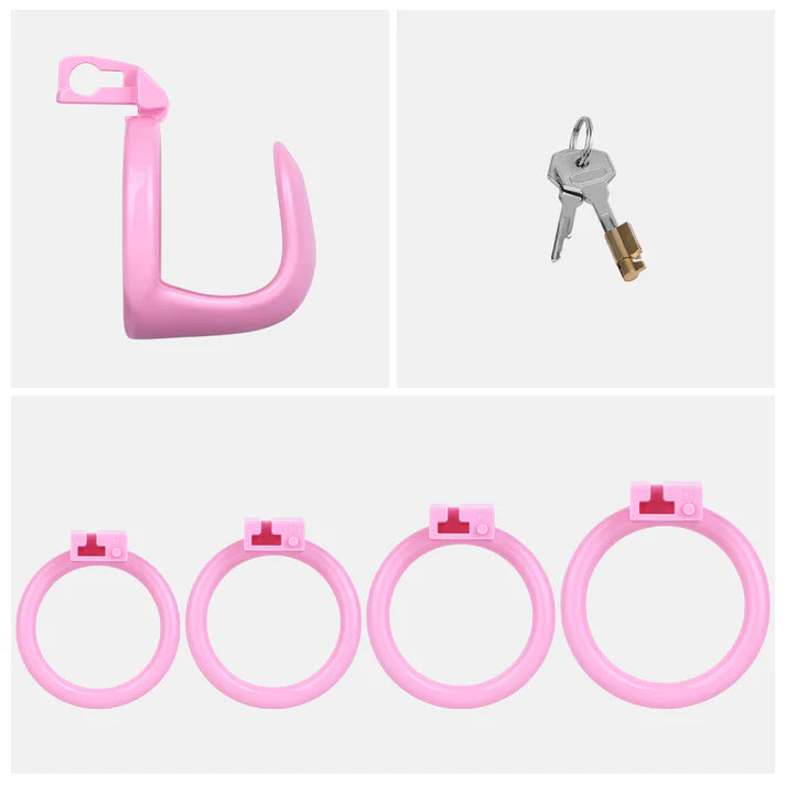 Semi-Open Male Chastity Cage – ABS Resin