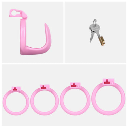 Semi-Open Male Chastity Cage – ABS Resin