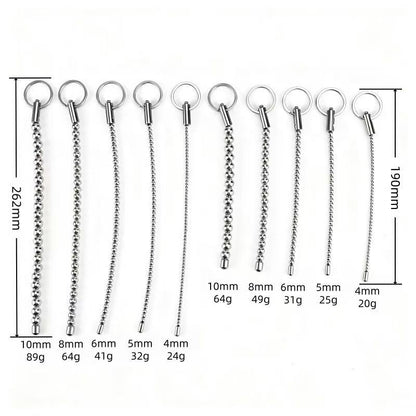 Safe Flexible Stainless Steel Urethral Sound