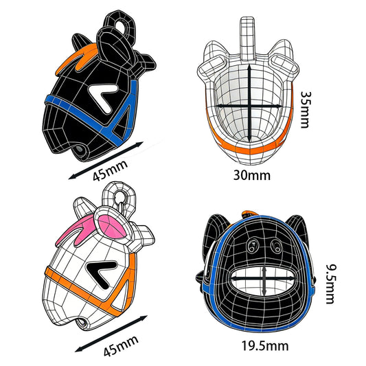 Pony Play Horse Head Chastity Cage – Cute Pony Lock 42-52mm