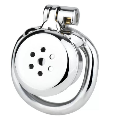 Flat Metal Male Chastity Cage – Inverted 2.0 Design