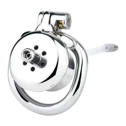Flat Metal Male Chastity Cage – Inverted 2.0 Design