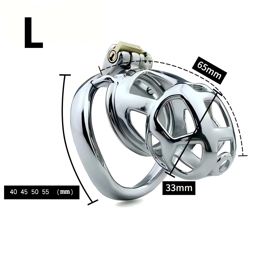 Cobra Metal Chastity Cage– Sleek, Durable & Secure