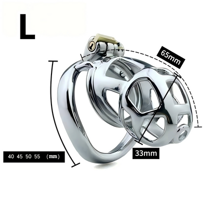 Cobra Metal Chastity Cage– Sleek, Durable & Secure