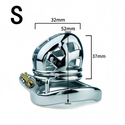 Cobra Metal Chastity Cage– Sleek, Durable & Secure