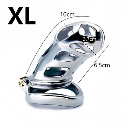 Cobra Metal Chastity Cage– Sleek, Durable & Secure