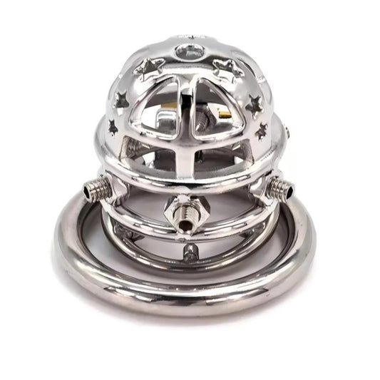SPIKED CHASTITY CAGE MALE SLAVE