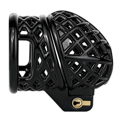 Resin Shaft-Only Chastity Cage | Ringless Breathable Coronal Ridge Fixation Design