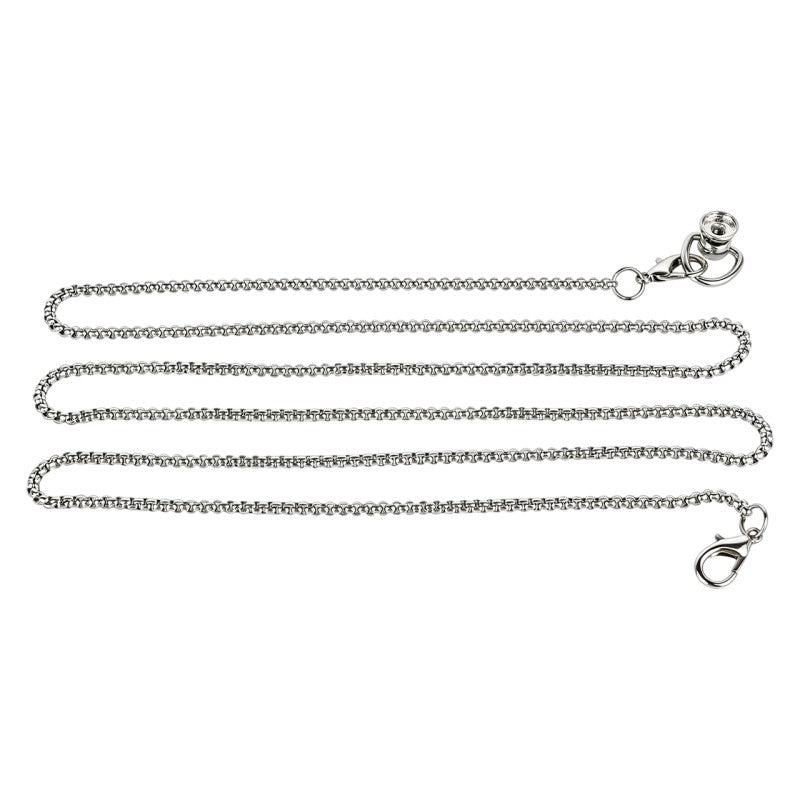 Stainless Steel Chastity Lock with Traction Chain Set