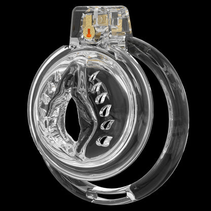 Clitoral-Shaped Soft TPE Chastity Cage – Comfortable Silicone Material, Flexible Design