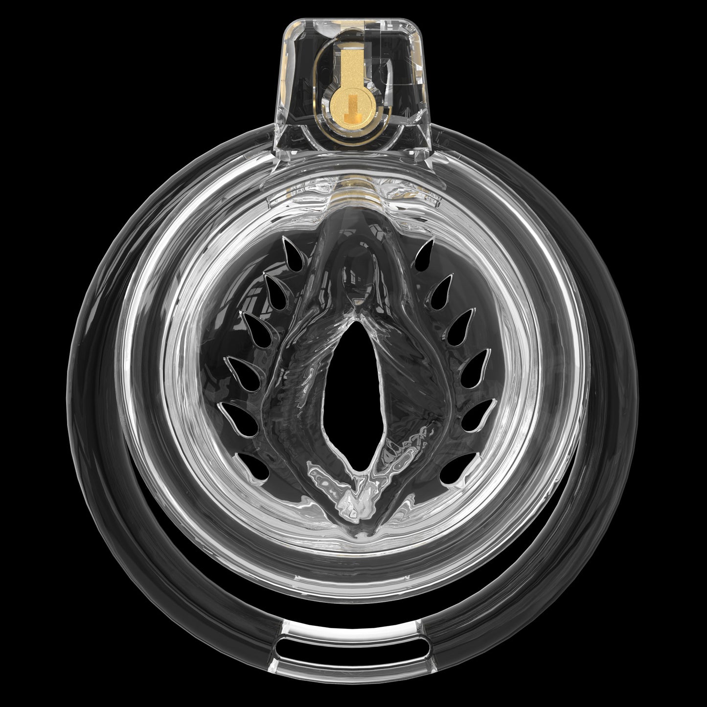 Clitoral-Shaped Soft TPE Chastity Cage – Comfortable Silicone Material, Flexible Design