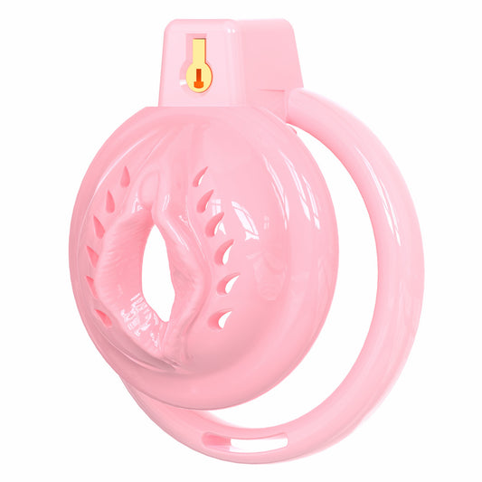 Clitoral-Shaped Soft TPE Chastity Cage – Comfortable Silicone Material, Flexible Design
