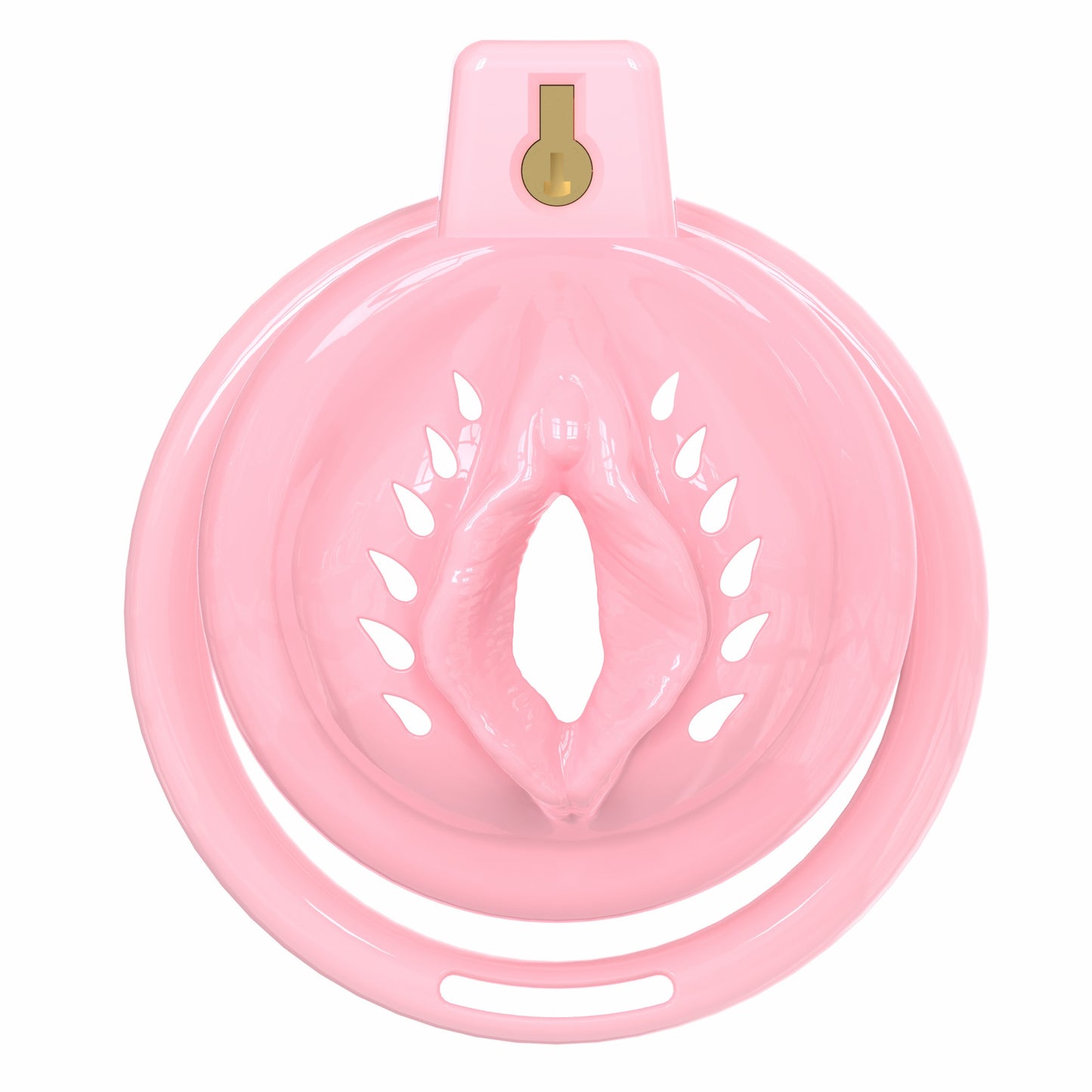 Clitoral-Shaped Soft TPE Chastity Cage – Comfortable Silicone Material, Flexible Design
