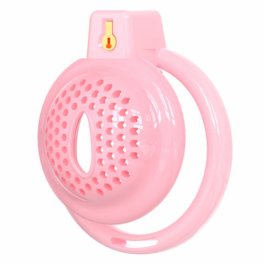 Short Soft Chastity Cage – Dotted & Breathable TPE/Silicone Design