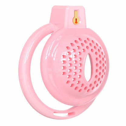 Short Soft Chastity Cage – Dotted & Breathable TPE/Silicone Design
