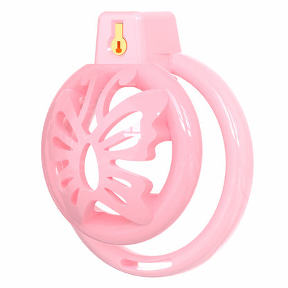 Short Soft Chastity Cage – Butterfly Vent Design, TPE/Silicone, Multi-Shaped