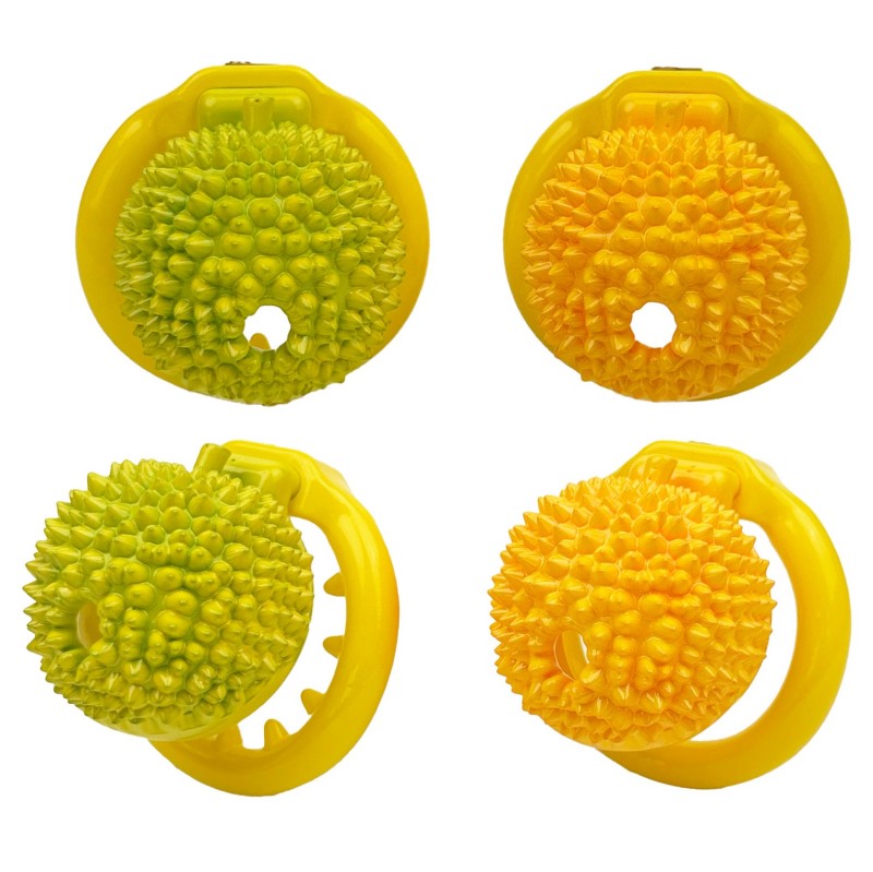 Durian Chastity Cage – Smooth or Spiked Base Ring