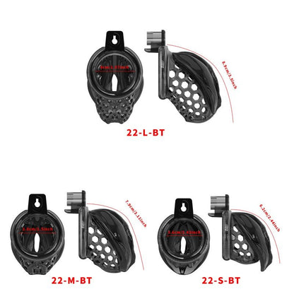 Jaula de castidad de silicona suave – Diseño inspirado en el clítoris | Anillos semitransparentes y flexibles 