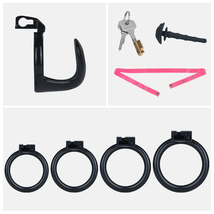 Semi-Open Male Chastity Cage – ABS Resin