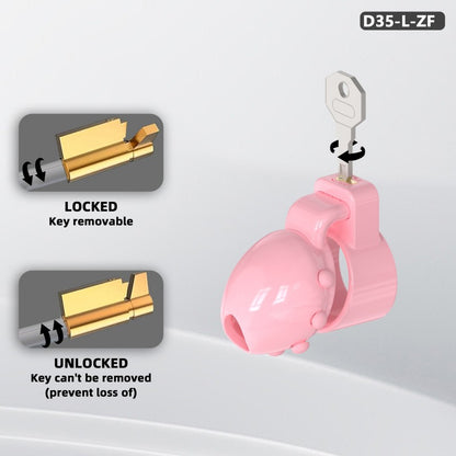 Ringless Head-Enclosing Chastity Lock