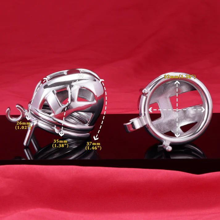 Cobra Metal Chastity Cage– Sleek, Durable & Secure