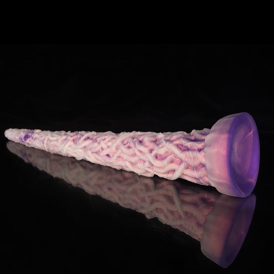 Vine Purple Tentacle Dildo – Artistic Fantasy Silicone Toy with Elegant Gradient