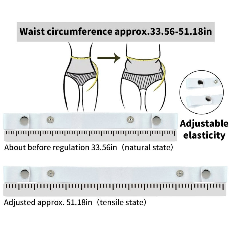 Premium Dual-Stretch Waistband – Latex & Nylon Fiber Comfort Fit