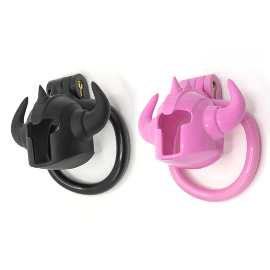 Minotaur Guard Horned Bull Armor Resin Chastity Cage – Taurus-Inspired Lightweight, Durable Male Chastity Device