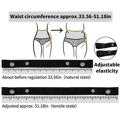 Premium Dual-Stretch Waistband – Latex & Nylon Fiber Comfort Fit