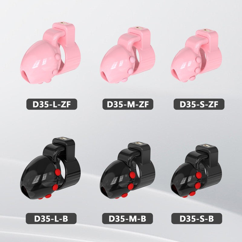 Ringless Head-Enclosing Chastity Lock