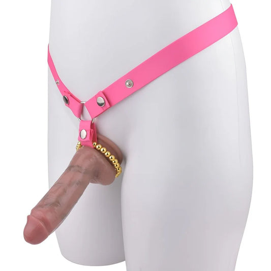 Metal Cock Ring with Multi Beads