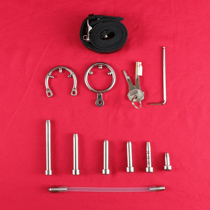 Chastity Cage Accessories – Inserts, Rings, Belt & Locks