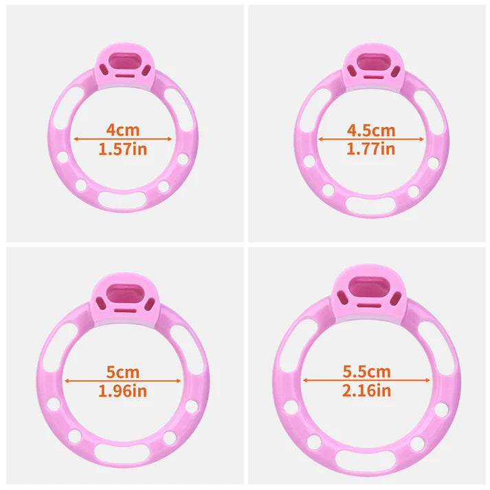 Vibrating Chastity Cage with Optional Remote Vibrator