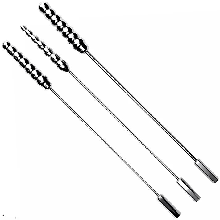 Multiple Layers Ripple Spheres Urethral Sounding Rod