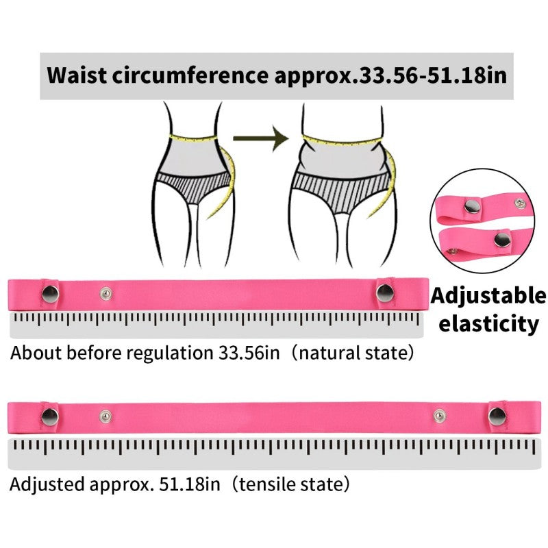 Premium Dual-Stretch Waistband – Latex & Nylon Fiber Comfort Fit