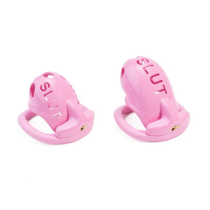 SLUT Compact Male Chastity Cage